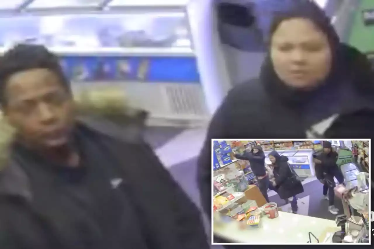 Bandits ransack NYC deli, throw knives, store items at workers: video