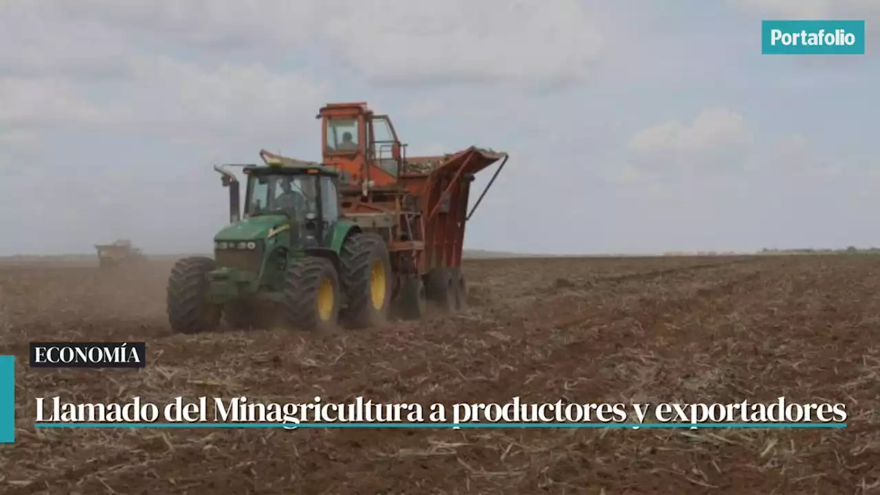 Minagricultura pide emplear métodos de producción más sostenibles