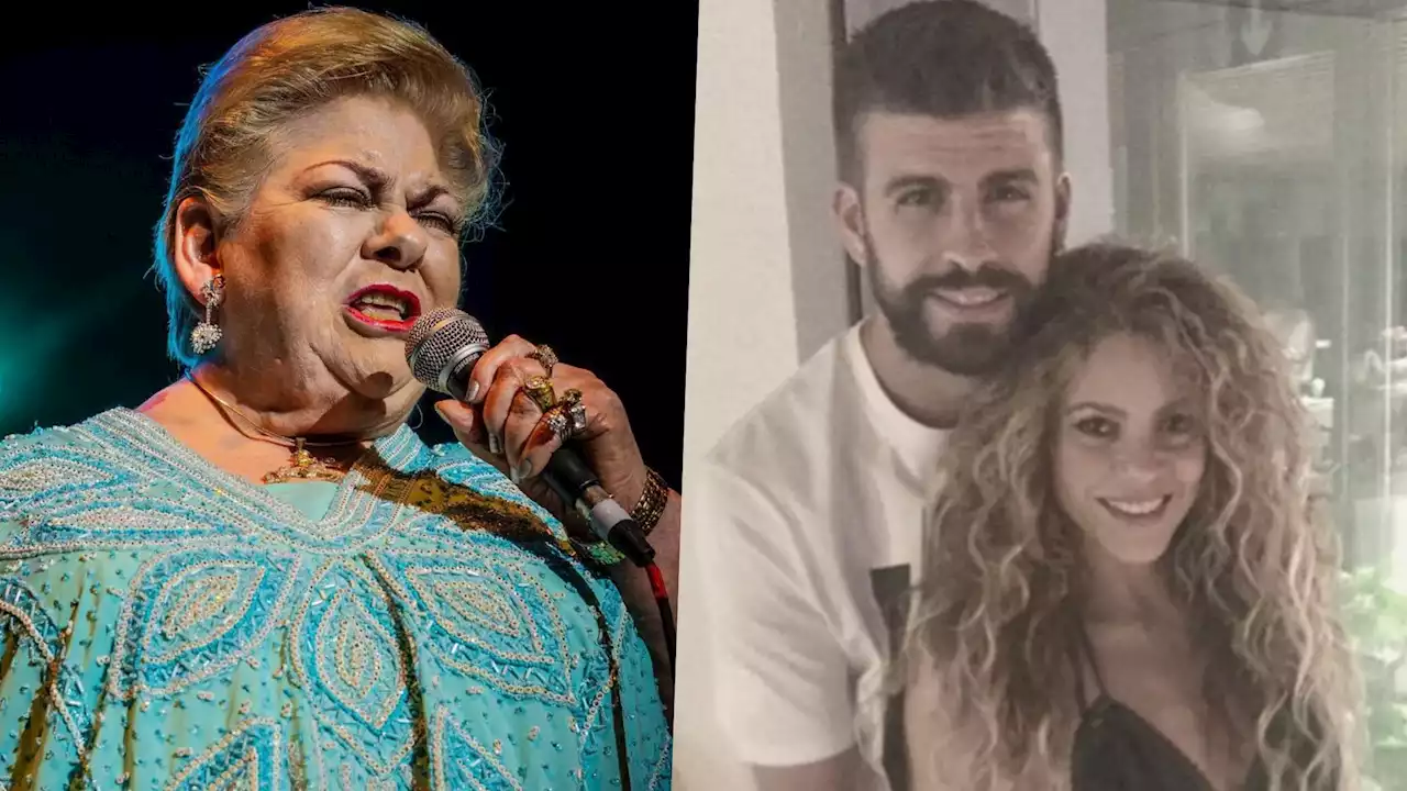 “No te achicopales”: Paquita la del barrio respaldó a Shakira y cantó contra Gerard Piqué - Pulzo