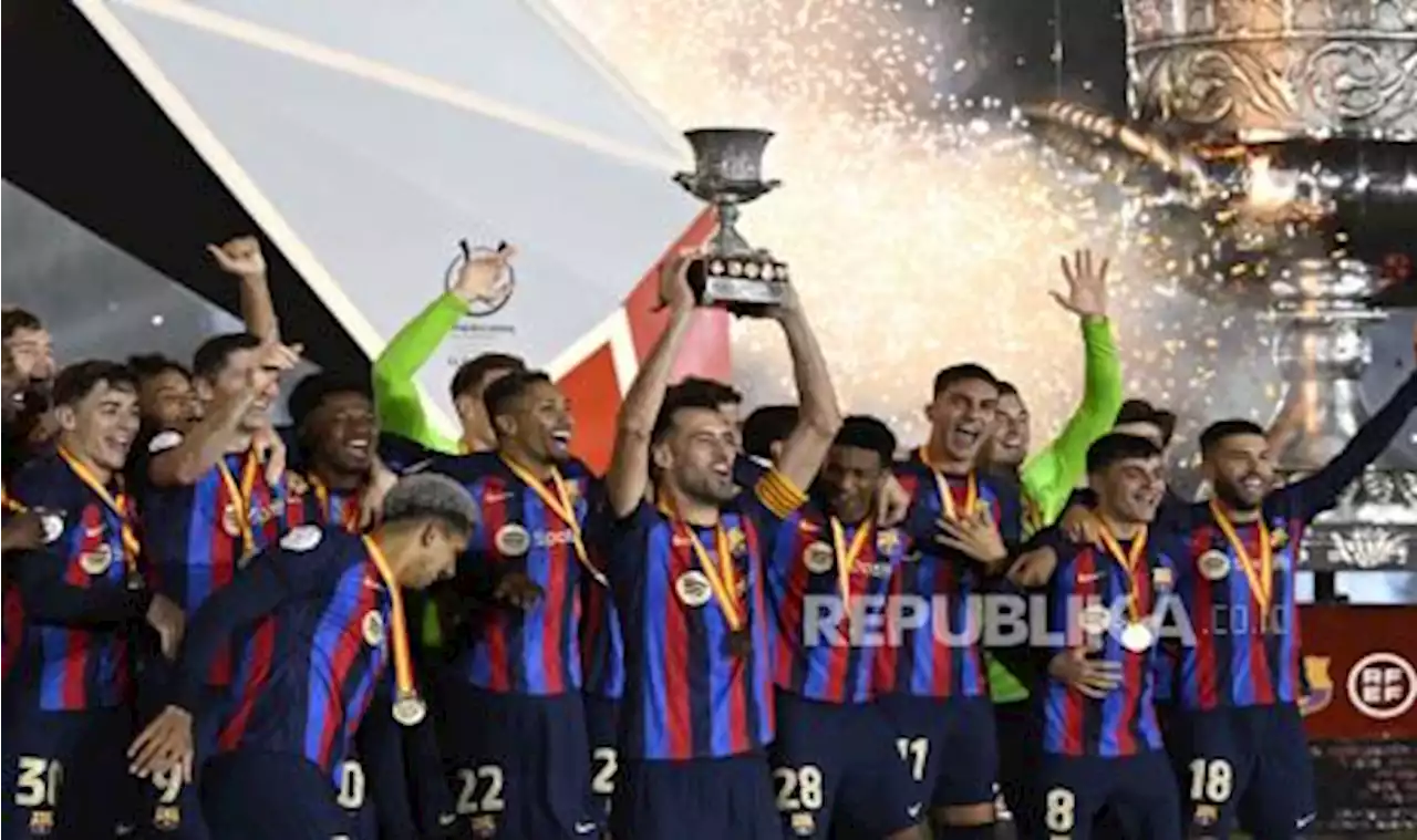 Barcelona Bawa Pulang Piala Super Spanyol, Bekuk Madrid pada Final di Arab Saudi |Republika Online