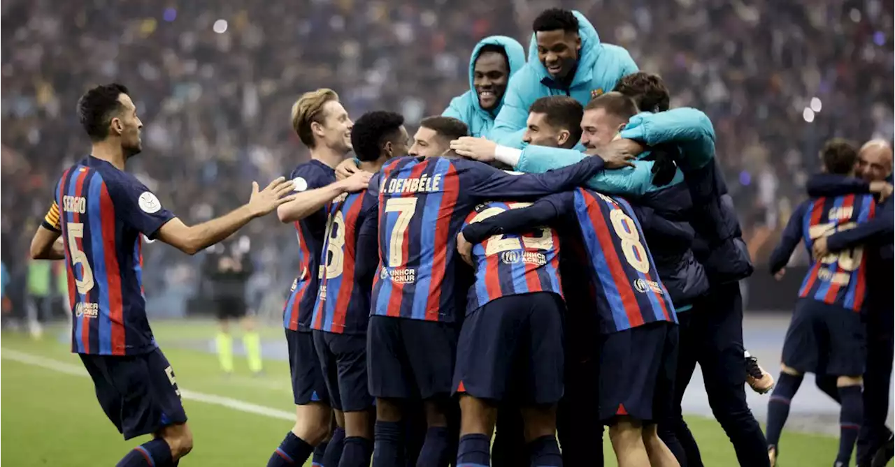 Barcelona ease to 3-1 victory over Real Madrid to win Super Cup