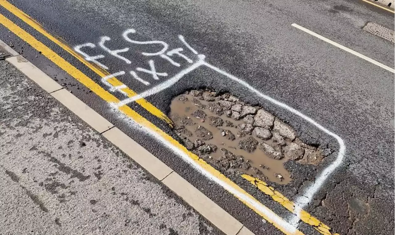 'Same question every winter': Cyclists slam 'disgraceful' state of Britain's pothole-covered roads