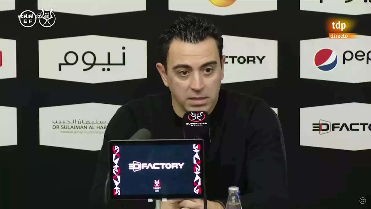 Xavi Hernández: 'Lo que he planeado ha salido a la perfección'