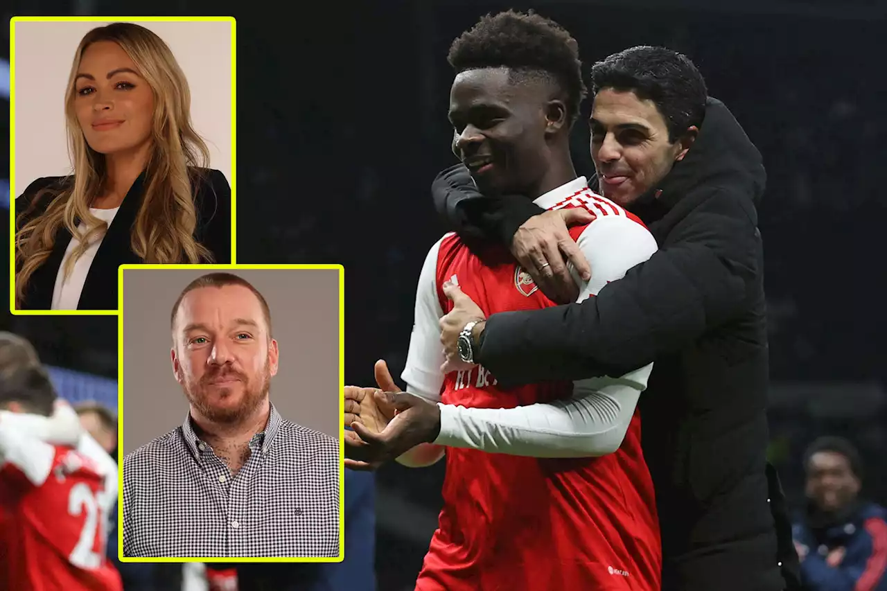 Laura Woods gives cheeky response to Jamie O’Hara after north London derby victory