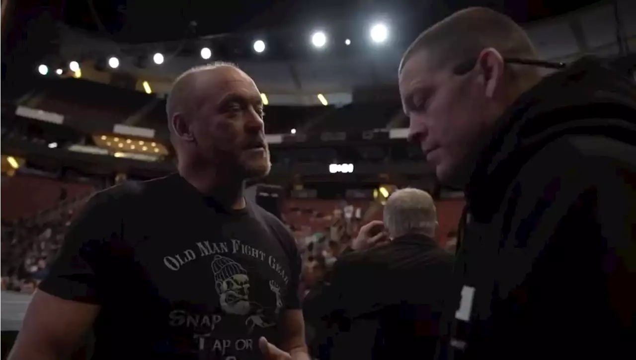 Nate Diaz trolls Jake Paul's dad on Twitter after they met in person