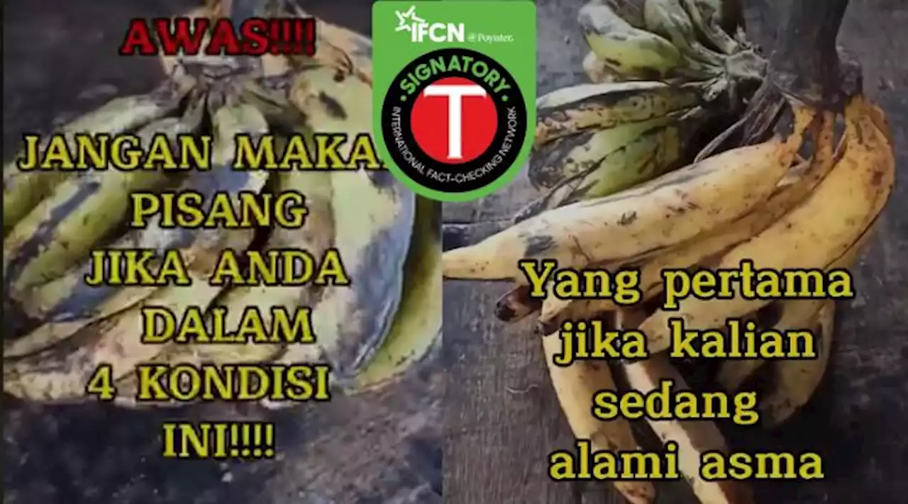 Keliru, Larangan Makan Pisang Saat Asma, Batuk, Pilek dan Gangguan Pencernaan