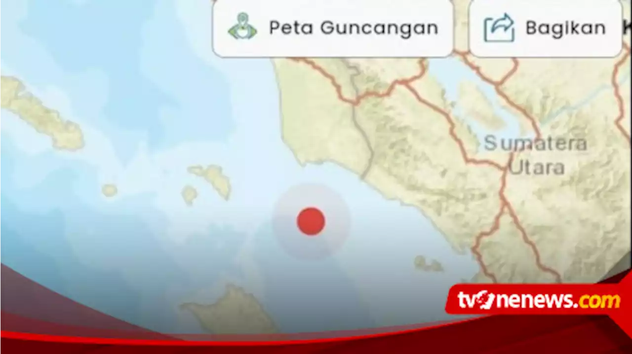 Gempa Aceh Singkil Magnitudo 6,2 Akibat Aktivitas Lempeng Indo-Australia