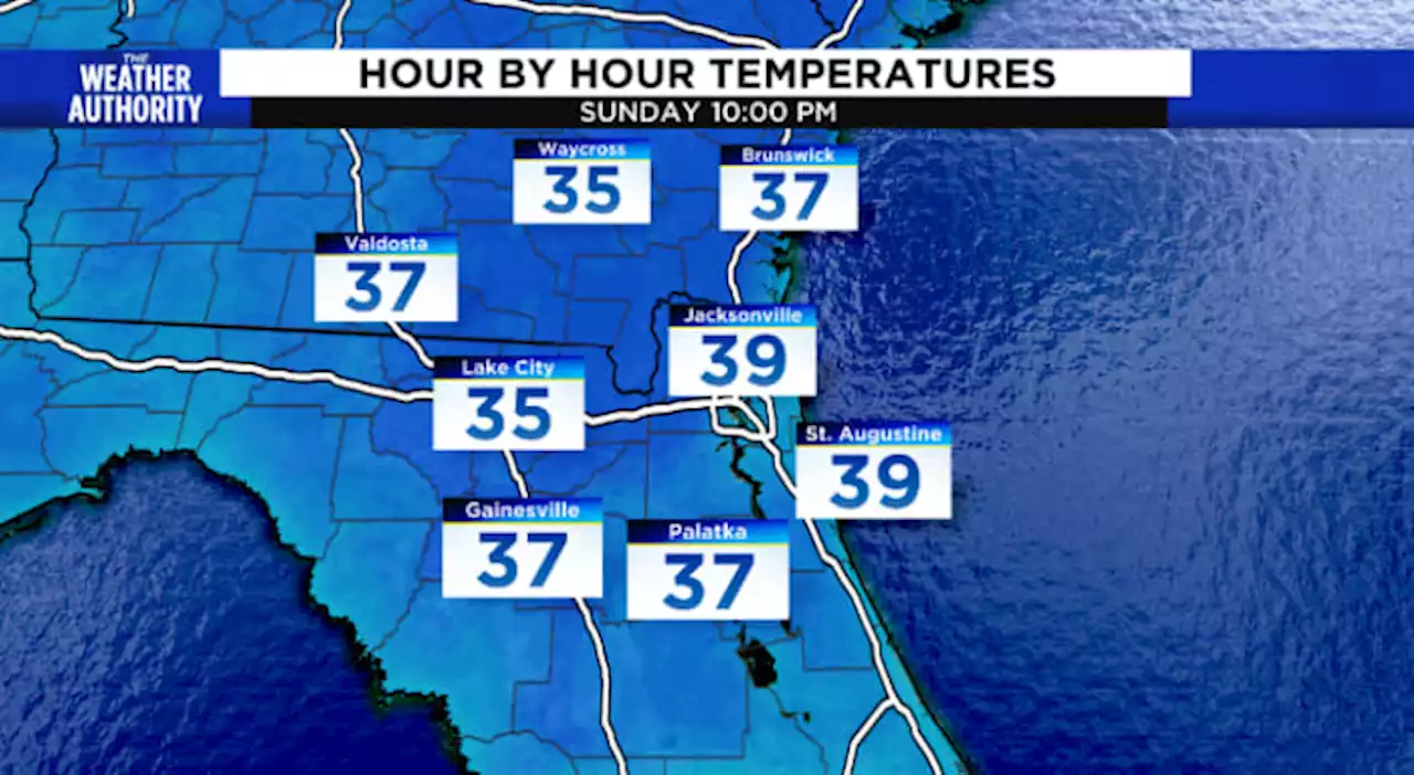 Temperatures drop below freezing overnight again