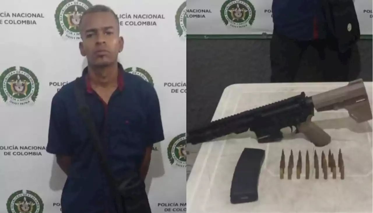 Capturan a hombre con un fusil y 24 cartuchos en el barrio La Esmeralda