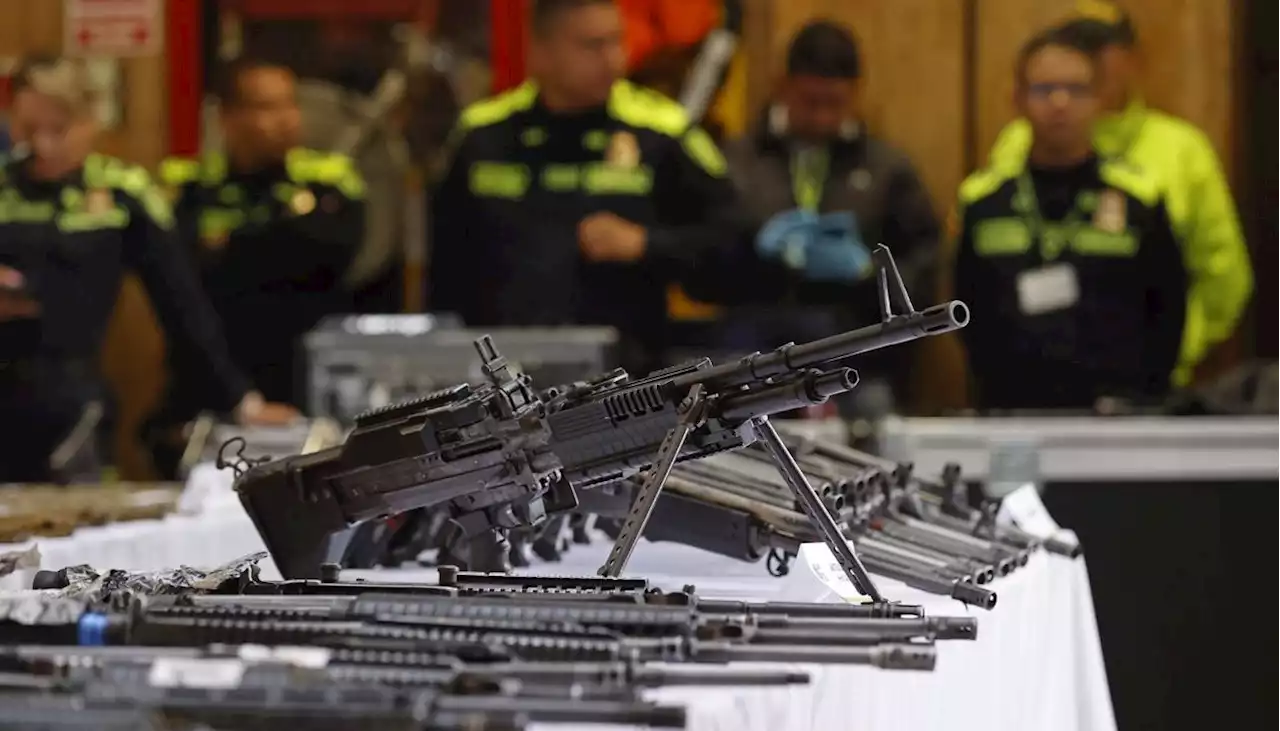 Policía incautó medio centenar de armas de disidencias de las FARC en Nariño