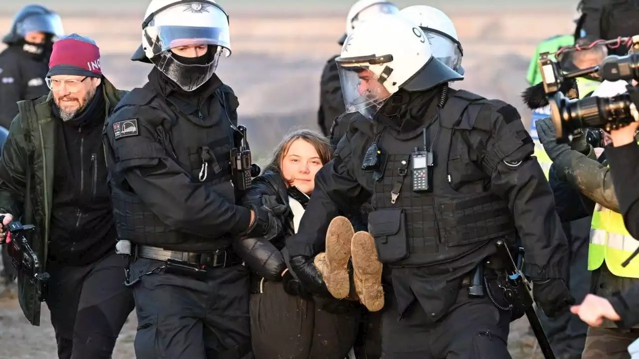 Lützerath: Greta Thunberg befindet sich «im Gewahrsam der Polizei»