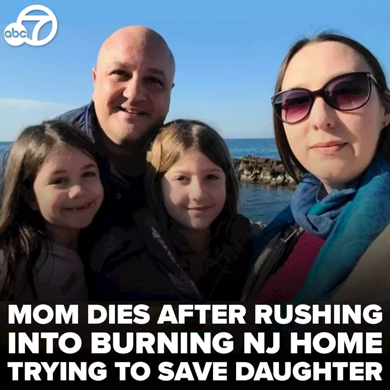 Mom dies after rushing into burning home in New Jersey to try to save daughter