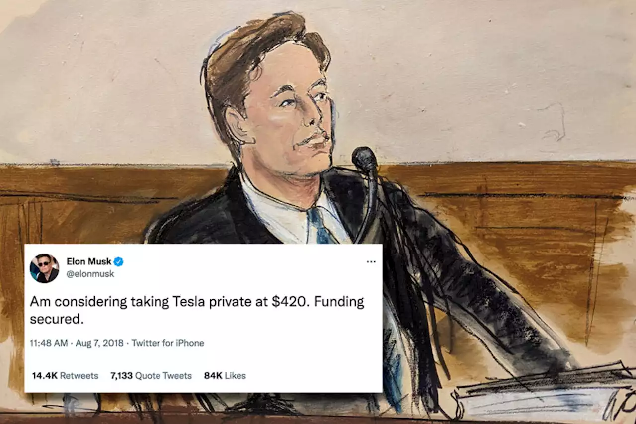 Musk ställs inför rätta efter tweet om utköp av Tesla | Affärsvärlden