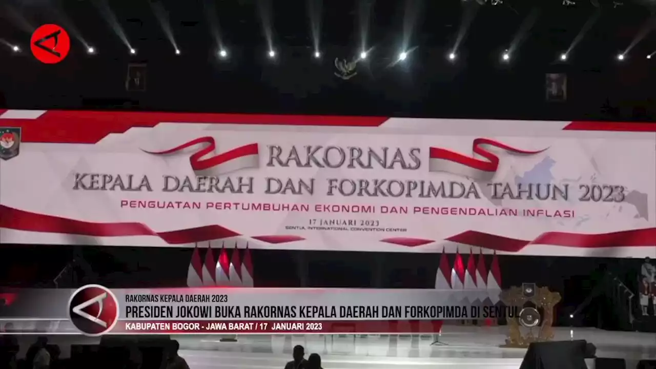 Presiden Jokowi buka Rakornas Kepala Daerah dan Forkopimda di Sentul - ANTARA News