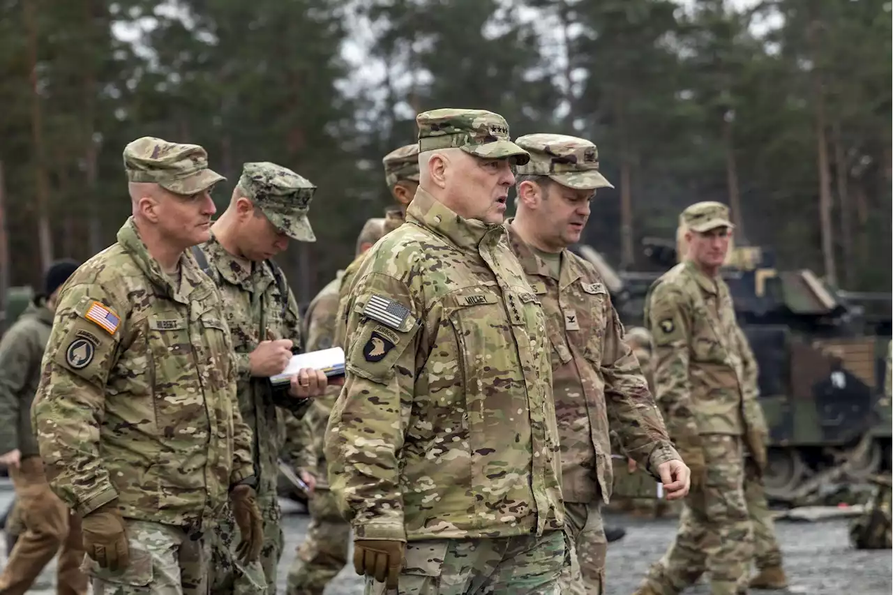 US, Ukraine top military chiefs meet in person for 1st time