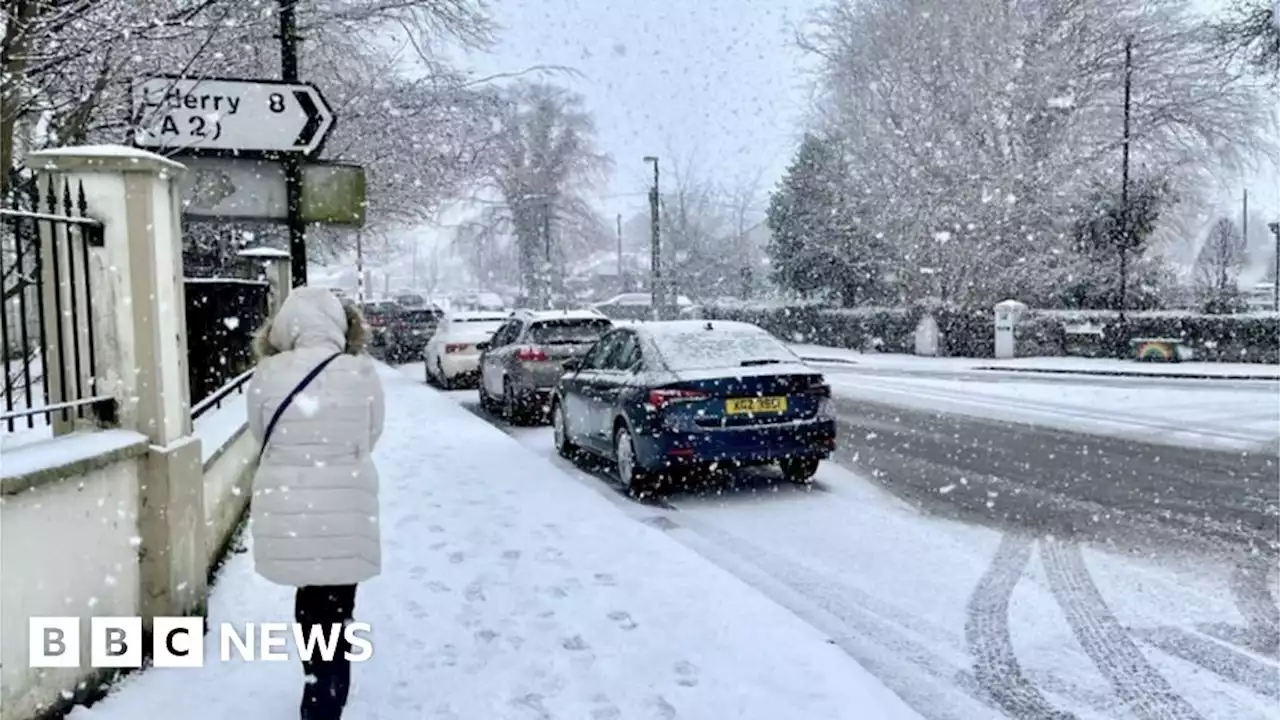 Londonderry: 'Shambolic' road conditions in the north west