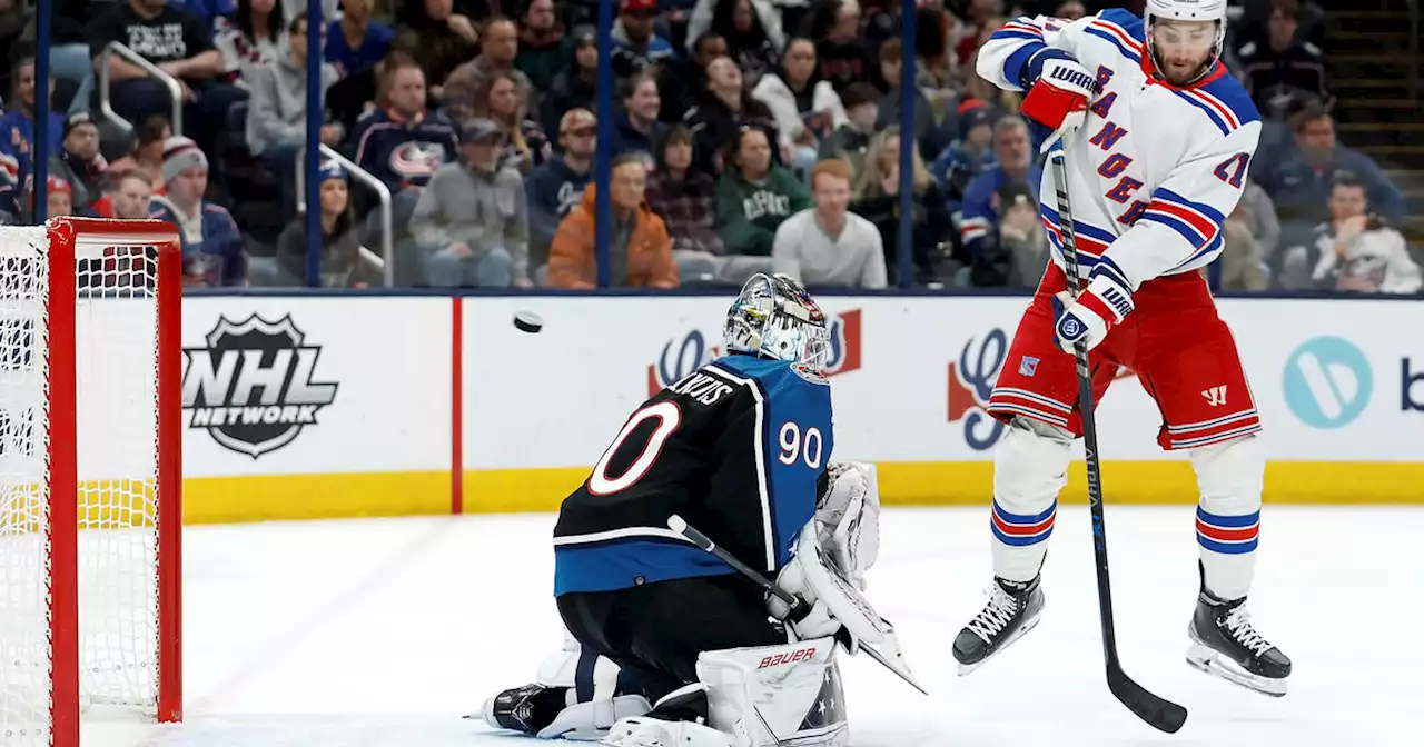 Barclay Goodrow has goal, assist as Rangers beat Blue Jackets 3-1