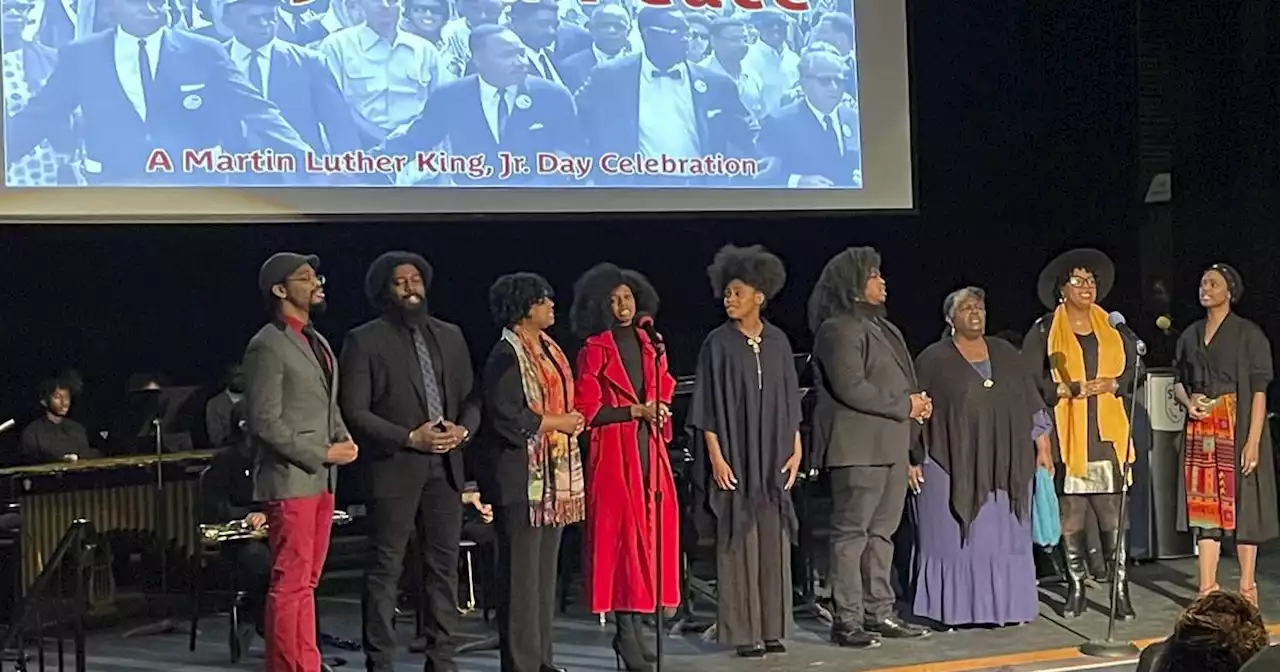 Powerful performances, speeches drive South Holland celebration of Martin Luther King Jr. Day