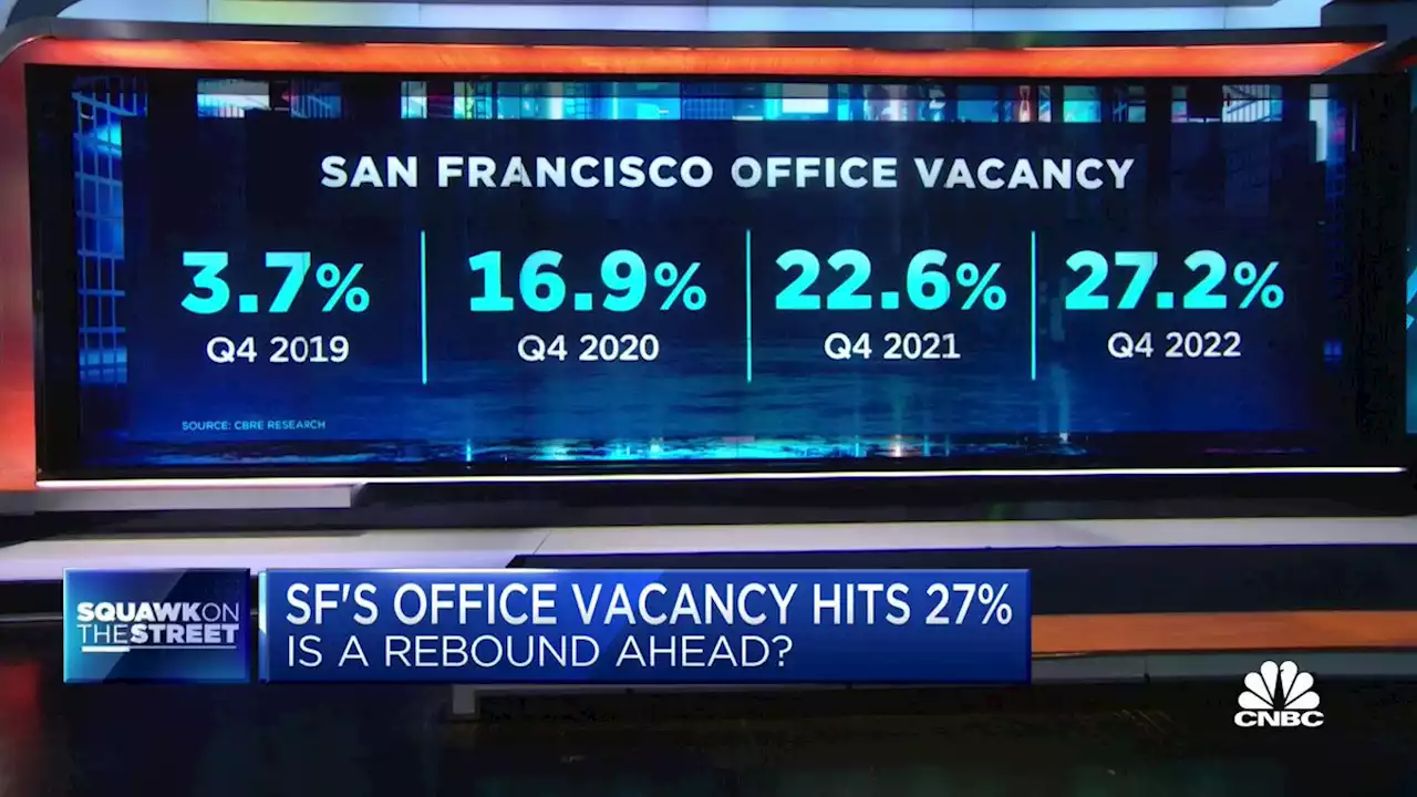 Commercial real estate vacancies in San Francisco are at an all-time high