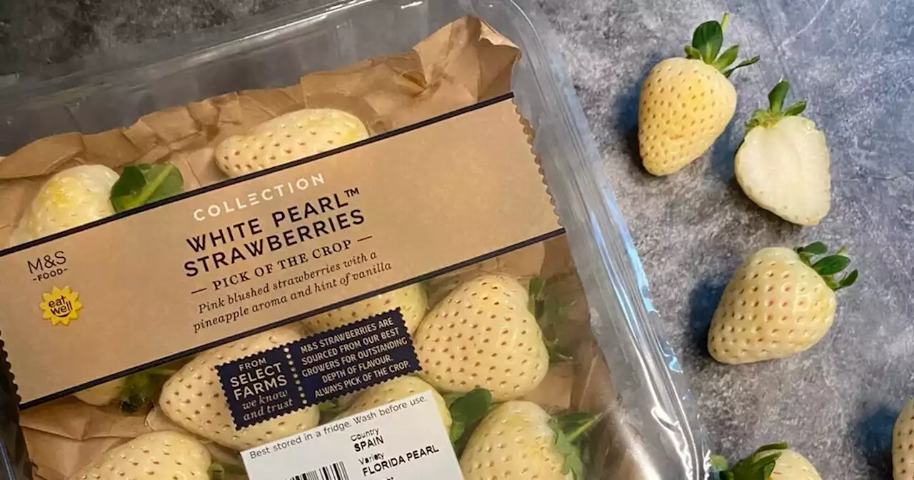 M&S shoppers hunting down white 'reverse strawberries' that taste like pineapple