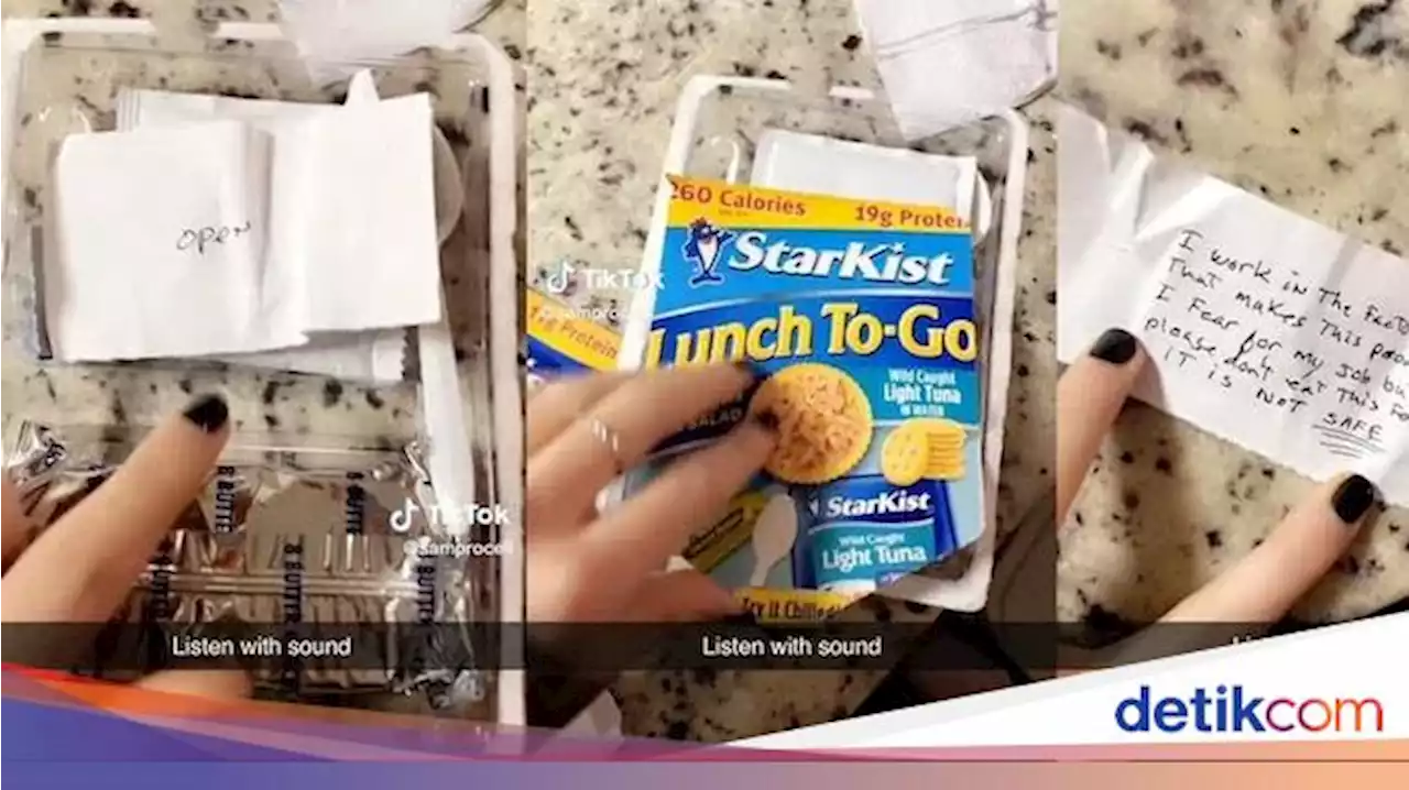 Wanita Ini Dapat Pesan Peringatan dalam Makanan Kemasan yang Dibelinya