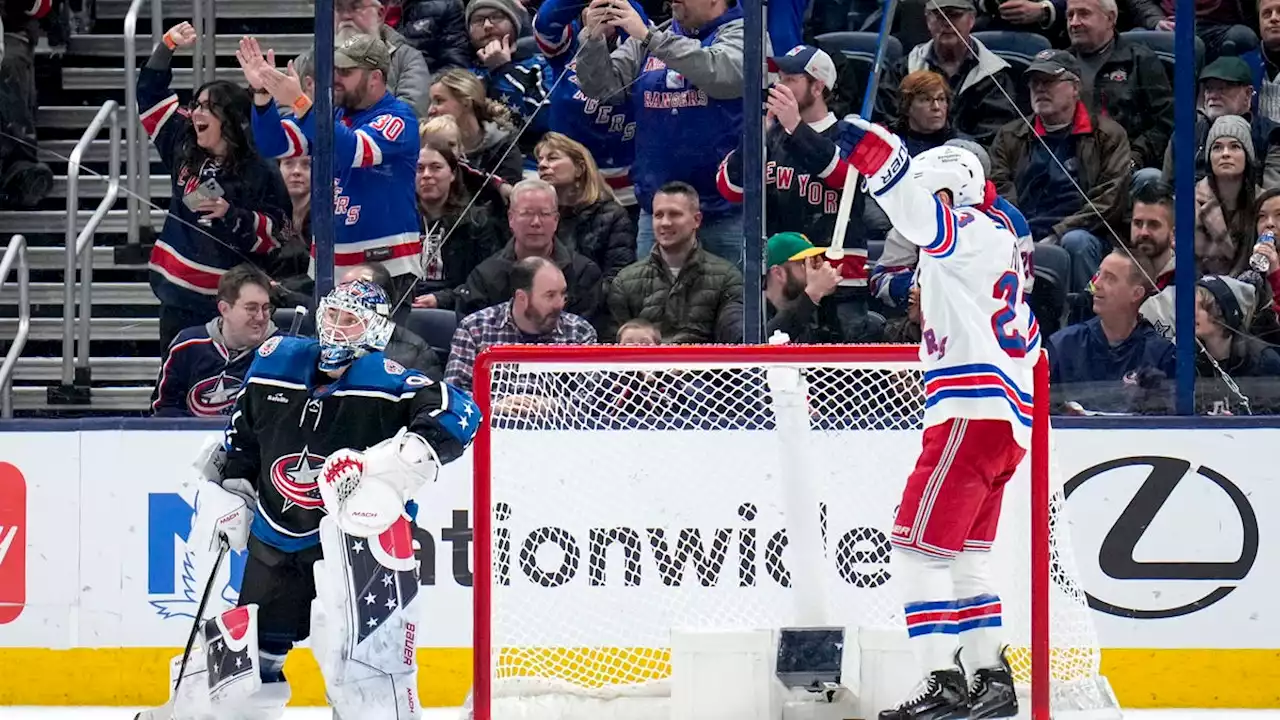 Blue Jackets start slow, fall flat in 3-1 loss to New York Rangers