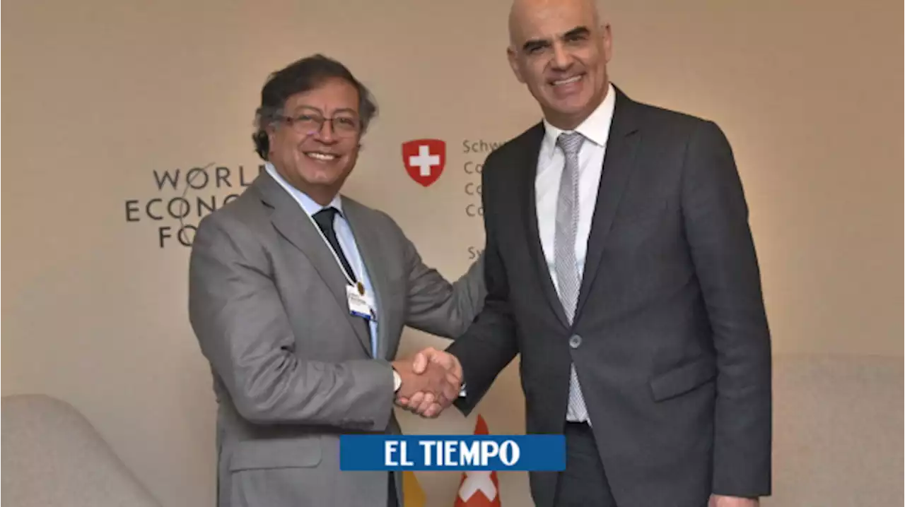 Petro se reunió con Alain Berset, presidente de la Confederación Suiza para 2023