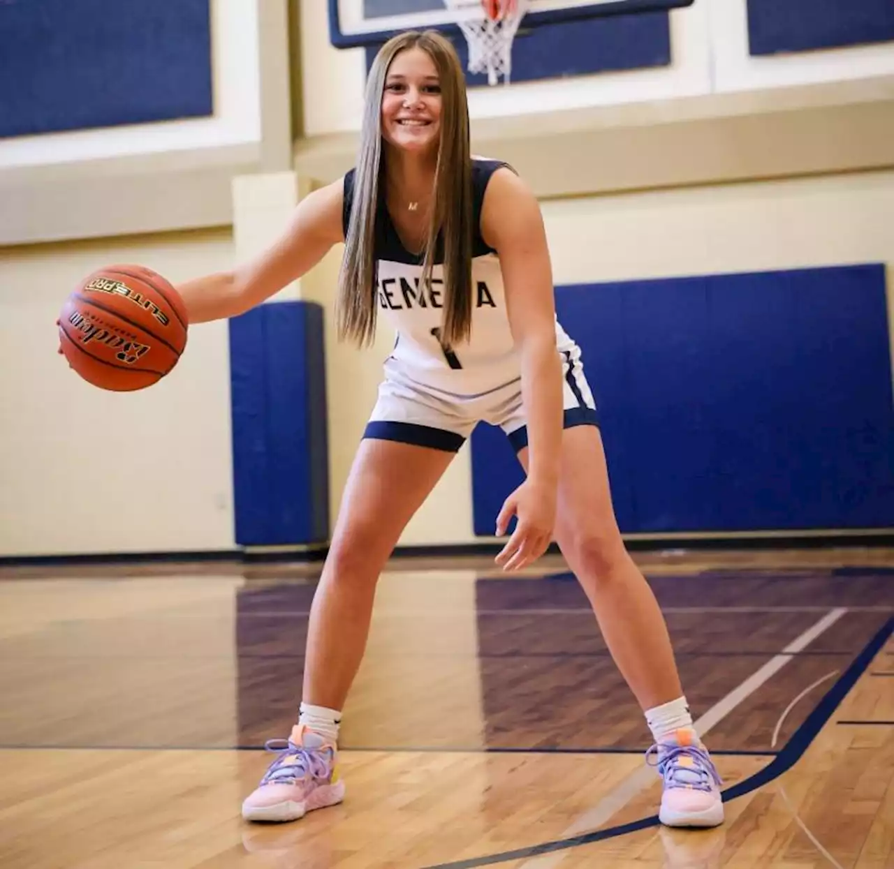 Girls basketball: Boerne Geneva’s Maegan Riebel named E-N Player of the Week