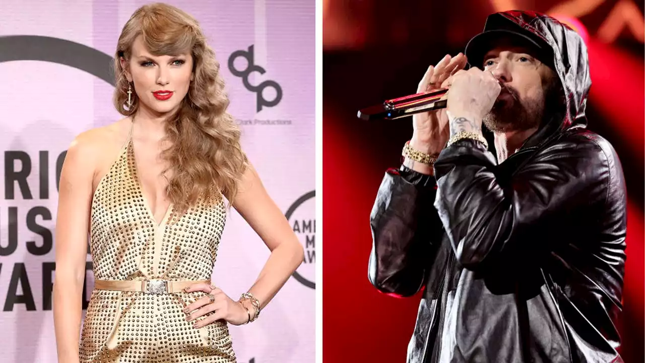 Taylor Swift guitar, Eminem shoes among items in charity auction