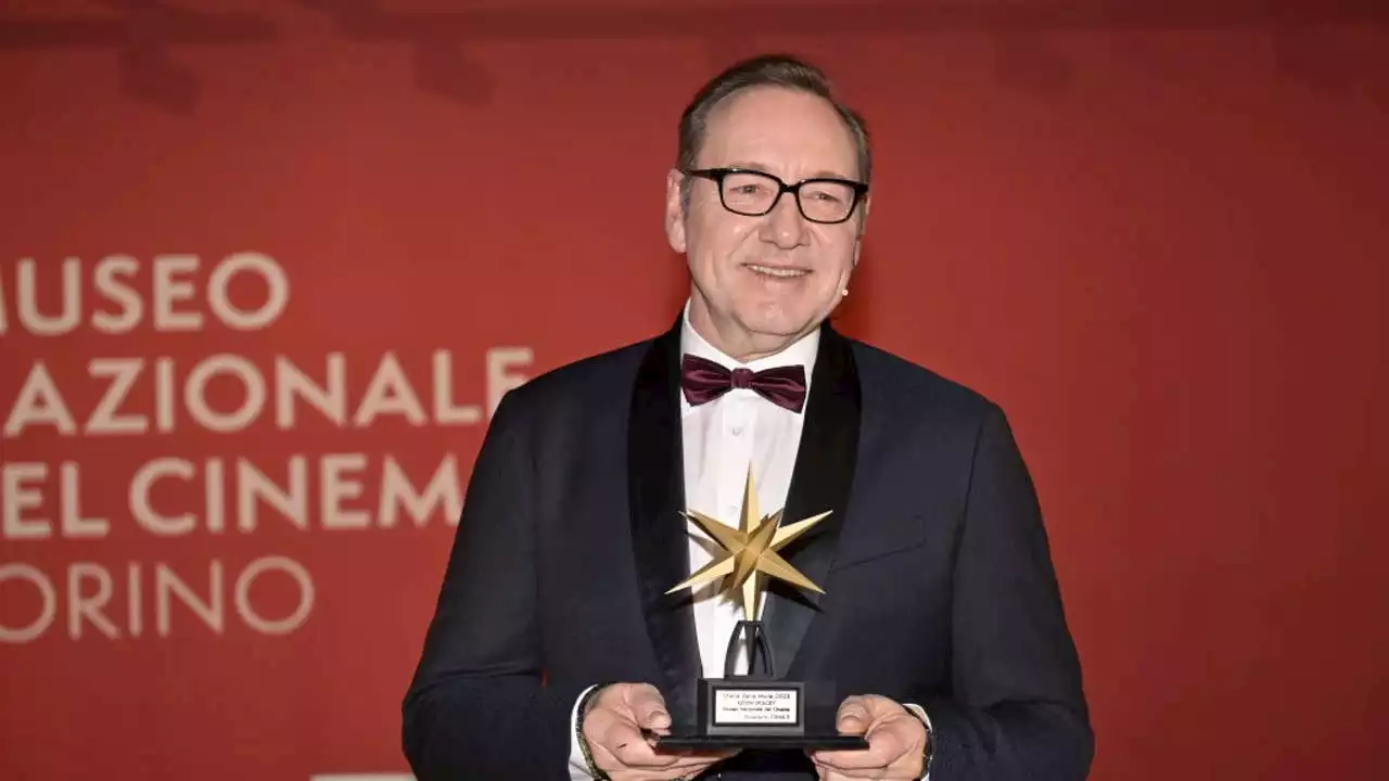 Kevin Spacey receives lifetime award in Italy ahead of sex assault trial