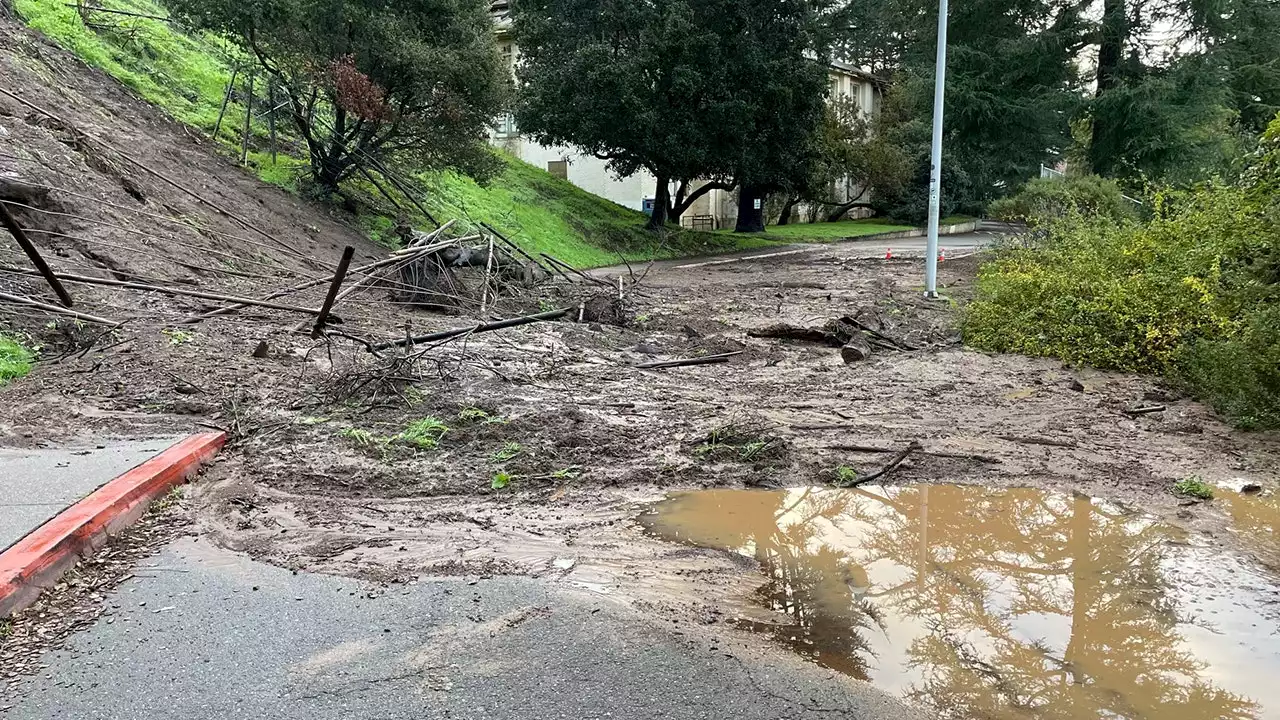 California mudslides force evacuations in Berkeley Hills neighborhood, warnings at UC Campus