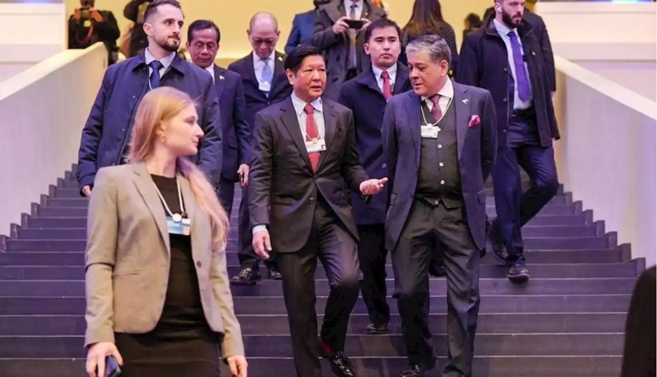 Marcos attends opening of World Economic Forum in Davos