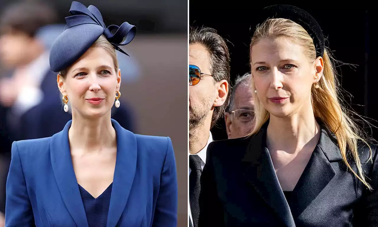 Why did Lady Gabriella Windsor represent Prince William at Constantine's funeral?