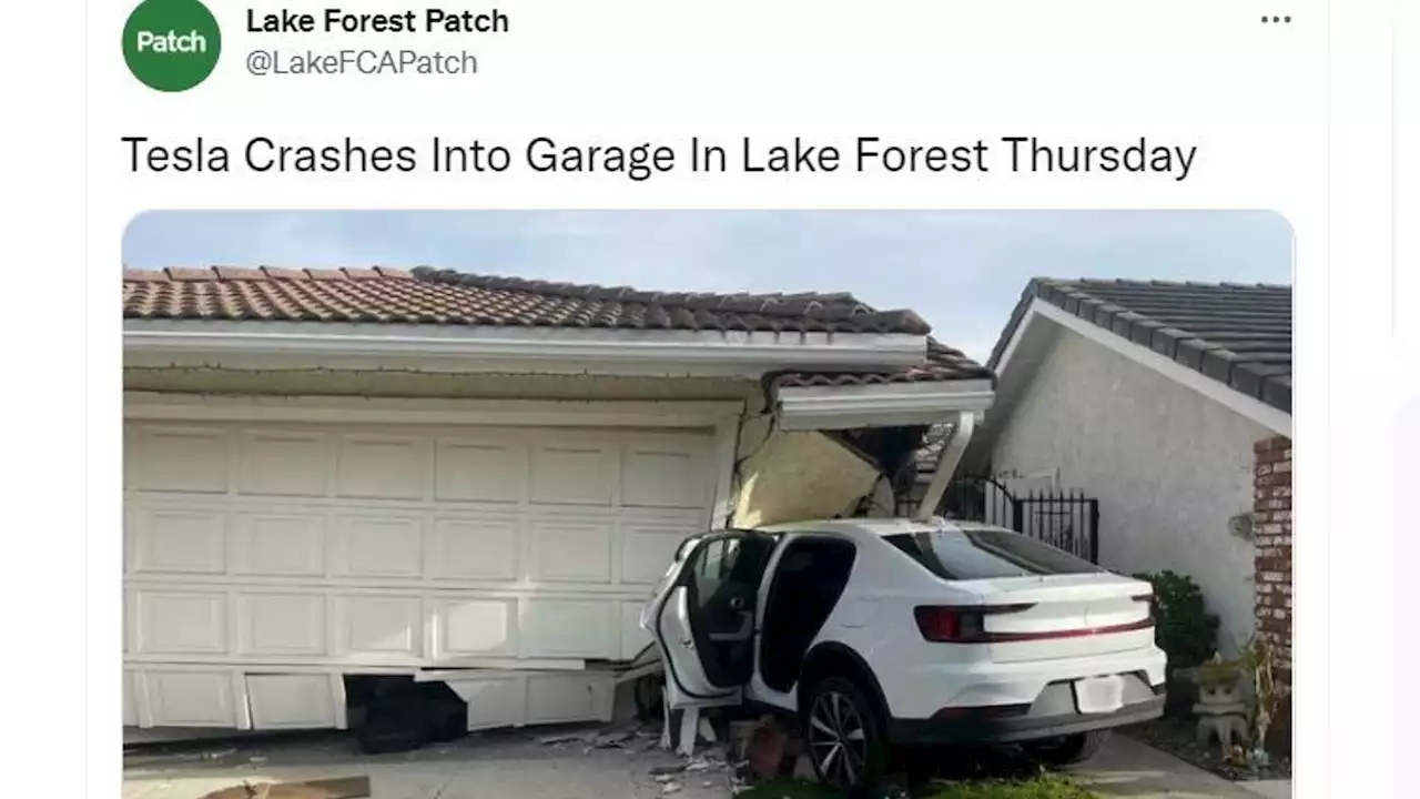 Media Report Claims Tesla Crashed Into Home, But It Was A Polestar