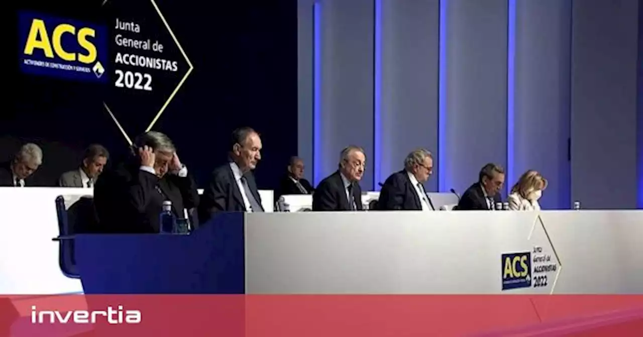 ACS repartirá el 7 de febrero un dividendo flexible de 0,48 euros o una nueva acción por cada 58