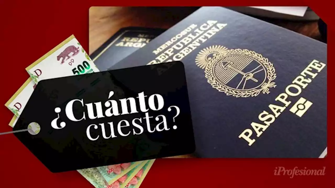 Cuánto sale el pasaporte argentino convencional y express