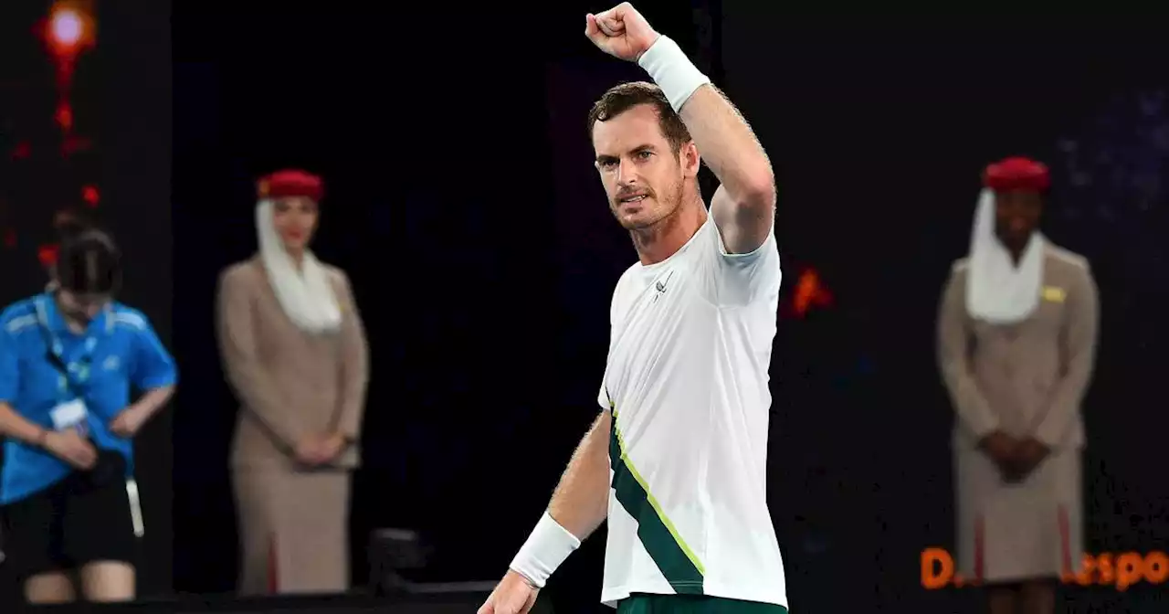 Andy Murray rolls back the years with five-set win at Australian Open