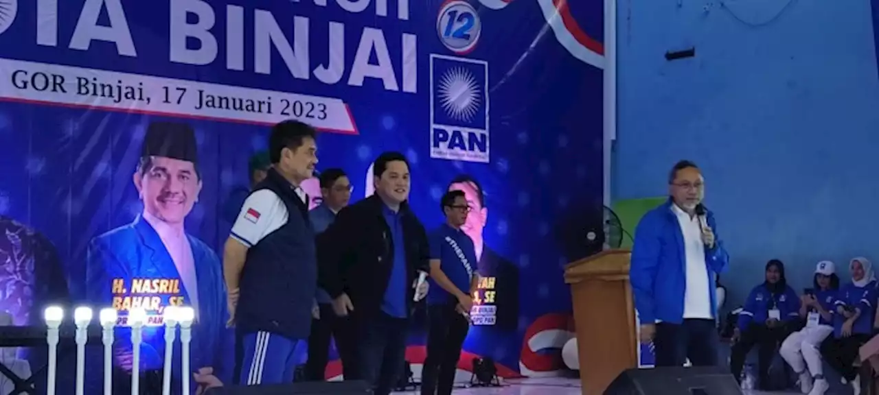 4 Ribu Masyarakat Ramaikan Jalan Sehat PAN Binjai, Ketum Sebut Erick Thohir Capres 2024