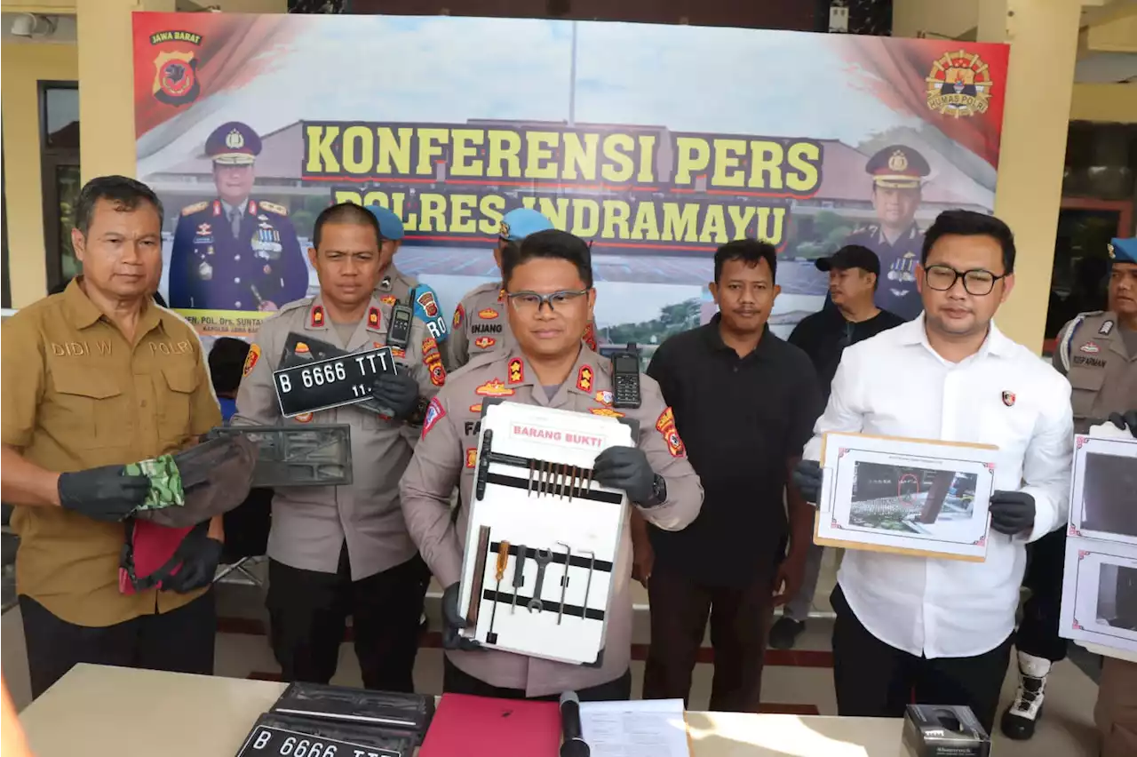 Polisi Tangkap Residivis Curanmor di Indramayu