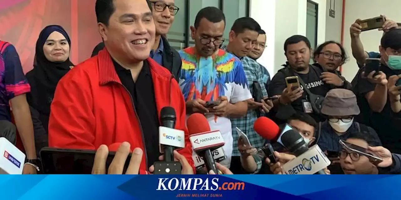 Daftar Jadi Calon Ketum PSSI, Erick Thohir Dapat Restu Jokowi