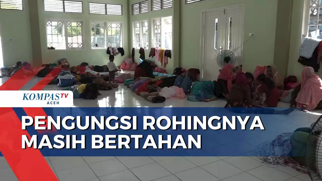 Pengungsi Rohingnya Masih Bertahan di Ladong Aceh Besar