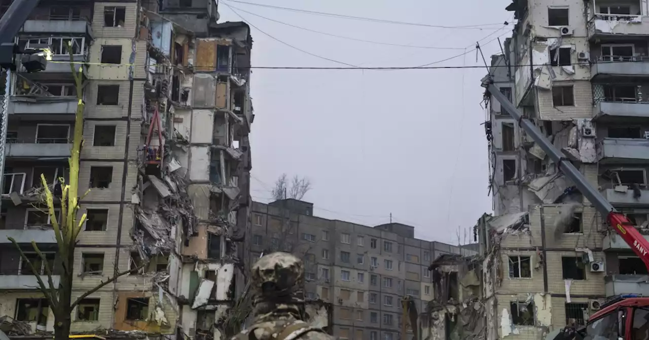 Amid the rubble in Dnipro, Ukraine, a frantic search grows increasingly desperate