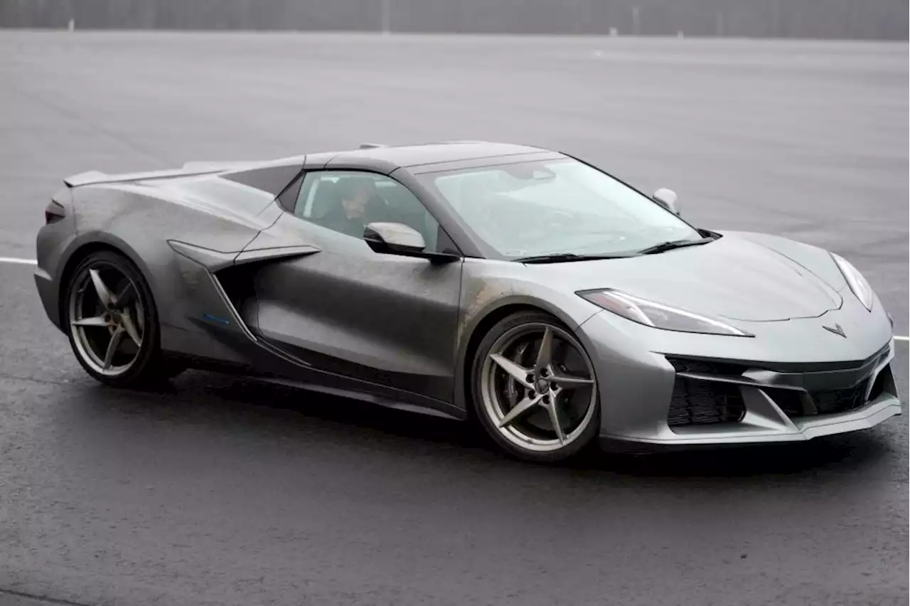 The Corvette E-Ray is an all-wheel-drive, gas-electric hybrid