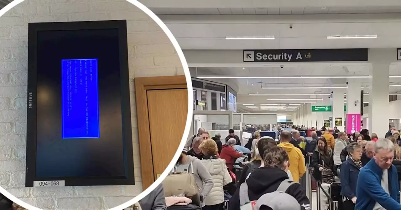 'Painfully slow' delays at Manchester Airport after IT systems failure