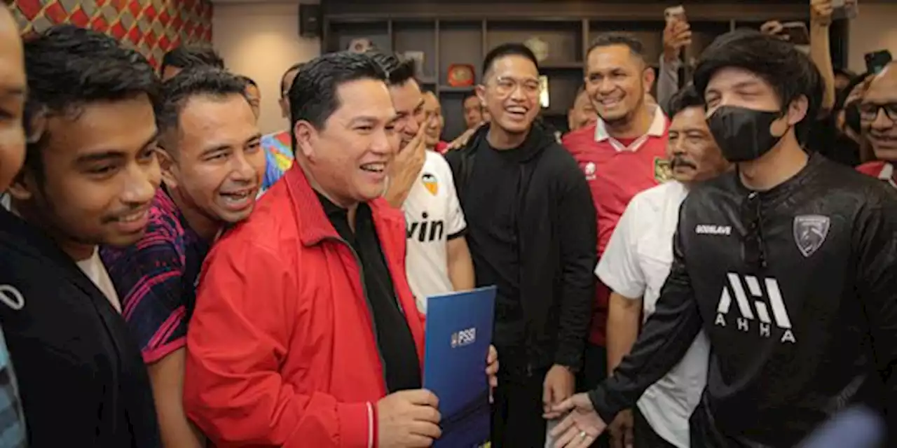 Erick Thohir Maju jadi Calon Ketum PSSI: Insya Allah, Bismillah | merdeka.com