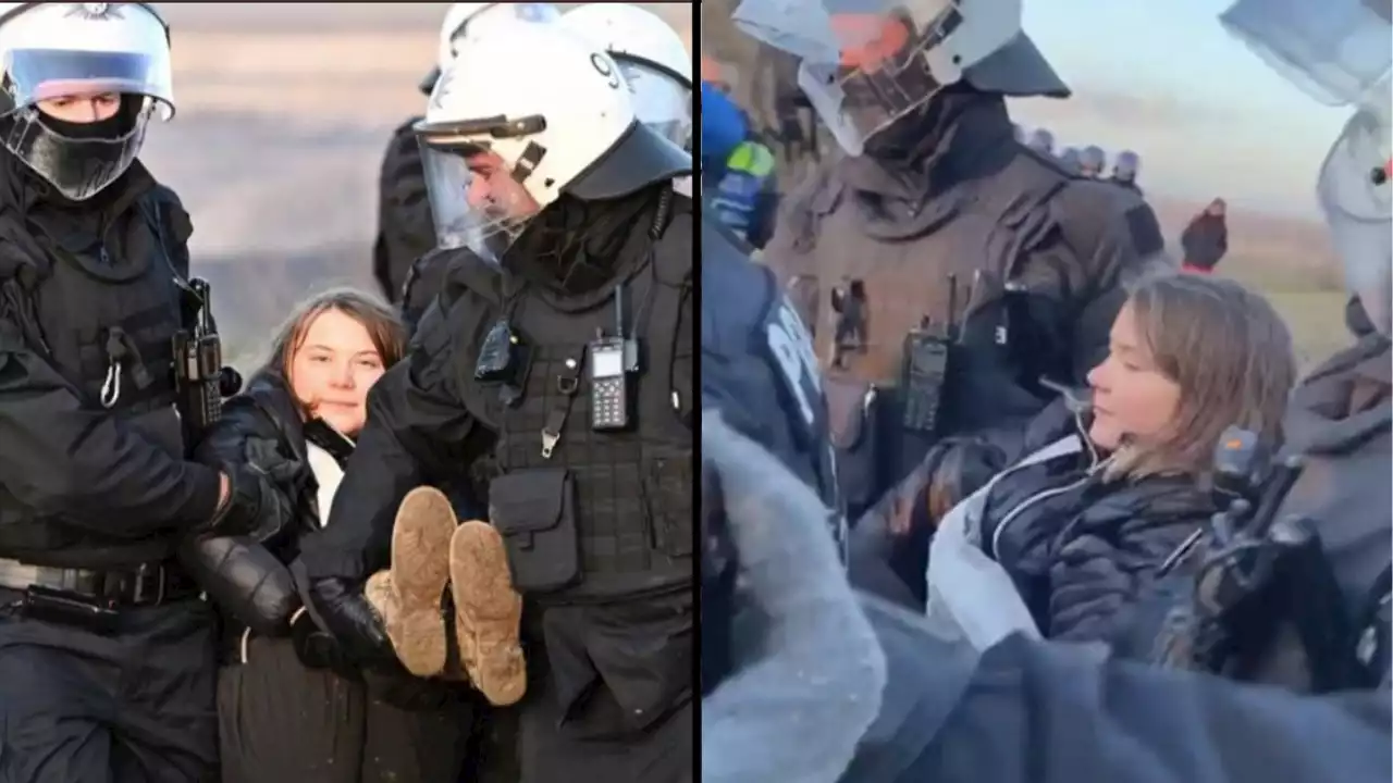 [VIDEO] Greta Thunberg, detenida en protesta contra mina de carbón en Alemania