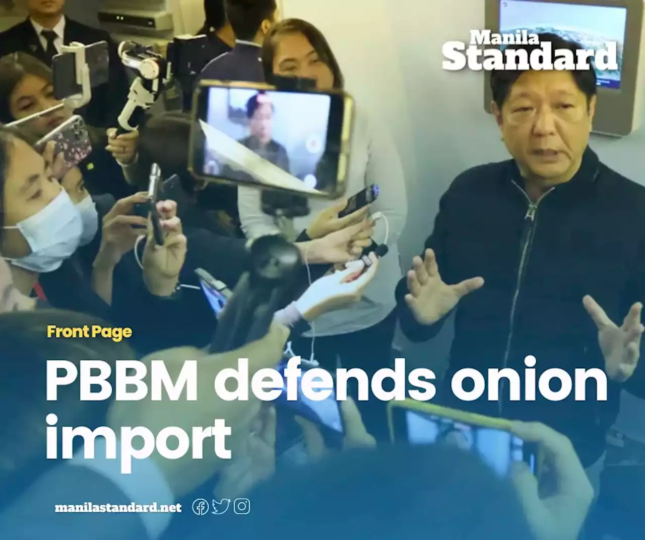 PBBM defends onion import