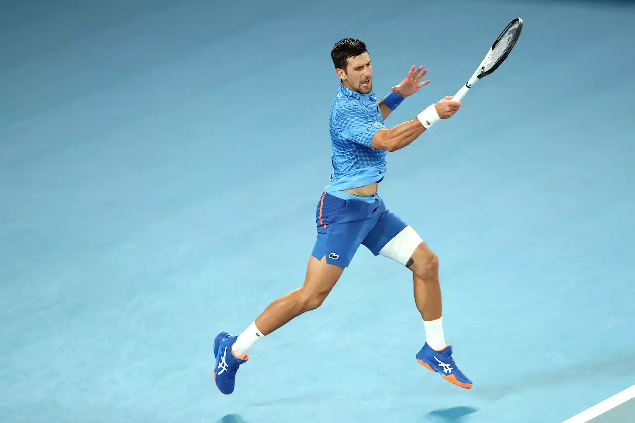 Novak Djokovic Cruises To Straight Sets Win in Australian Open Return