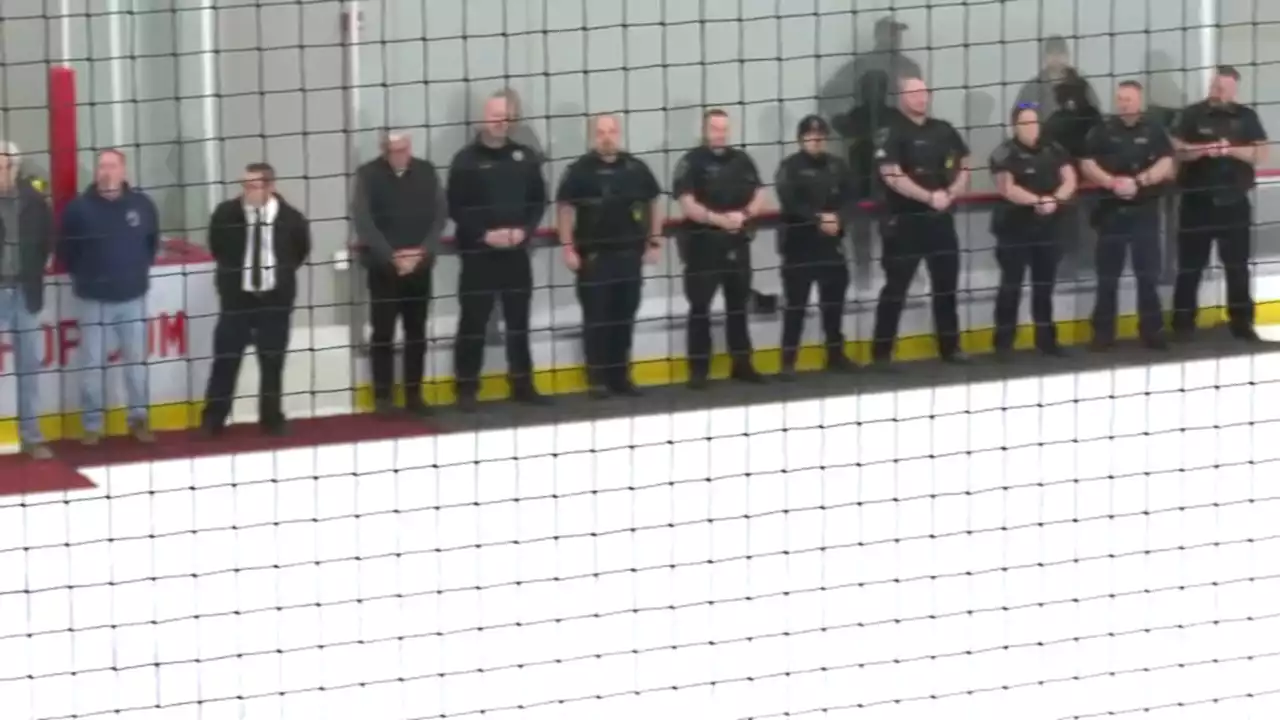 First Responders Honored at Saint Ignatius College Prep's First JV Hockey Game Since Bus Crash