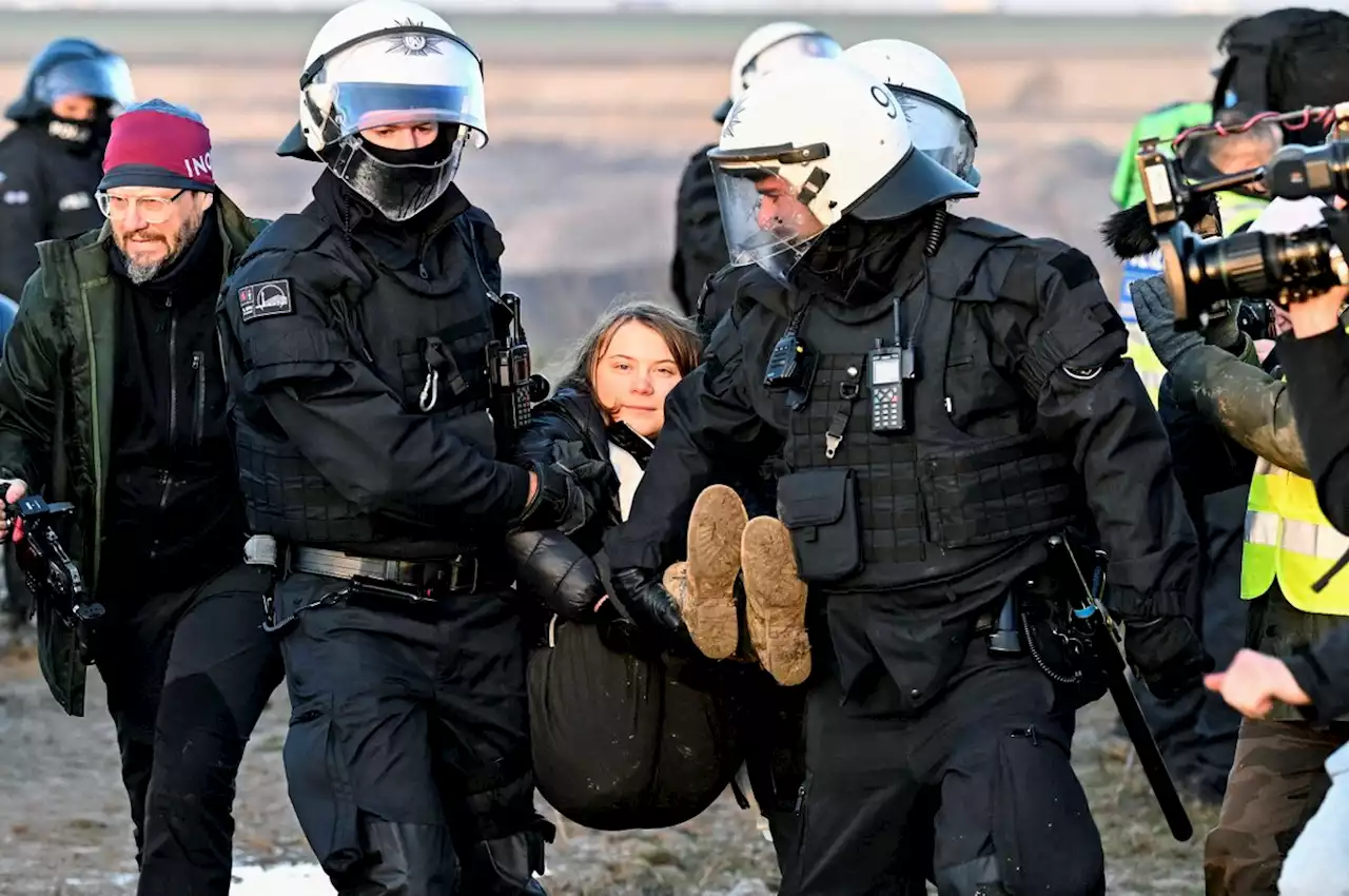 Climate activist Greta Thunberg detained at coal mine protest